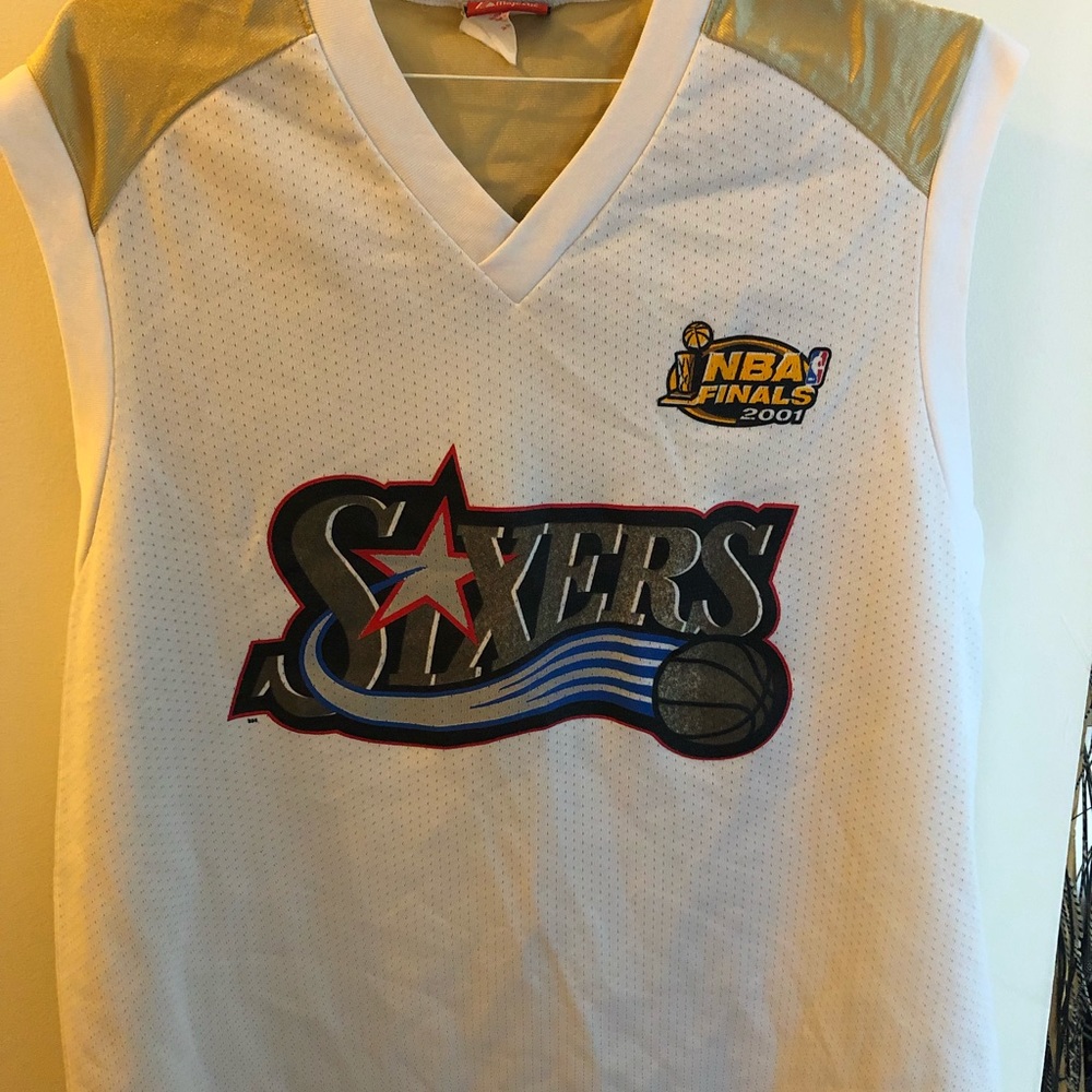 !ULTRA RARE! NBA Finals Sixers Iverson Jersey!!!